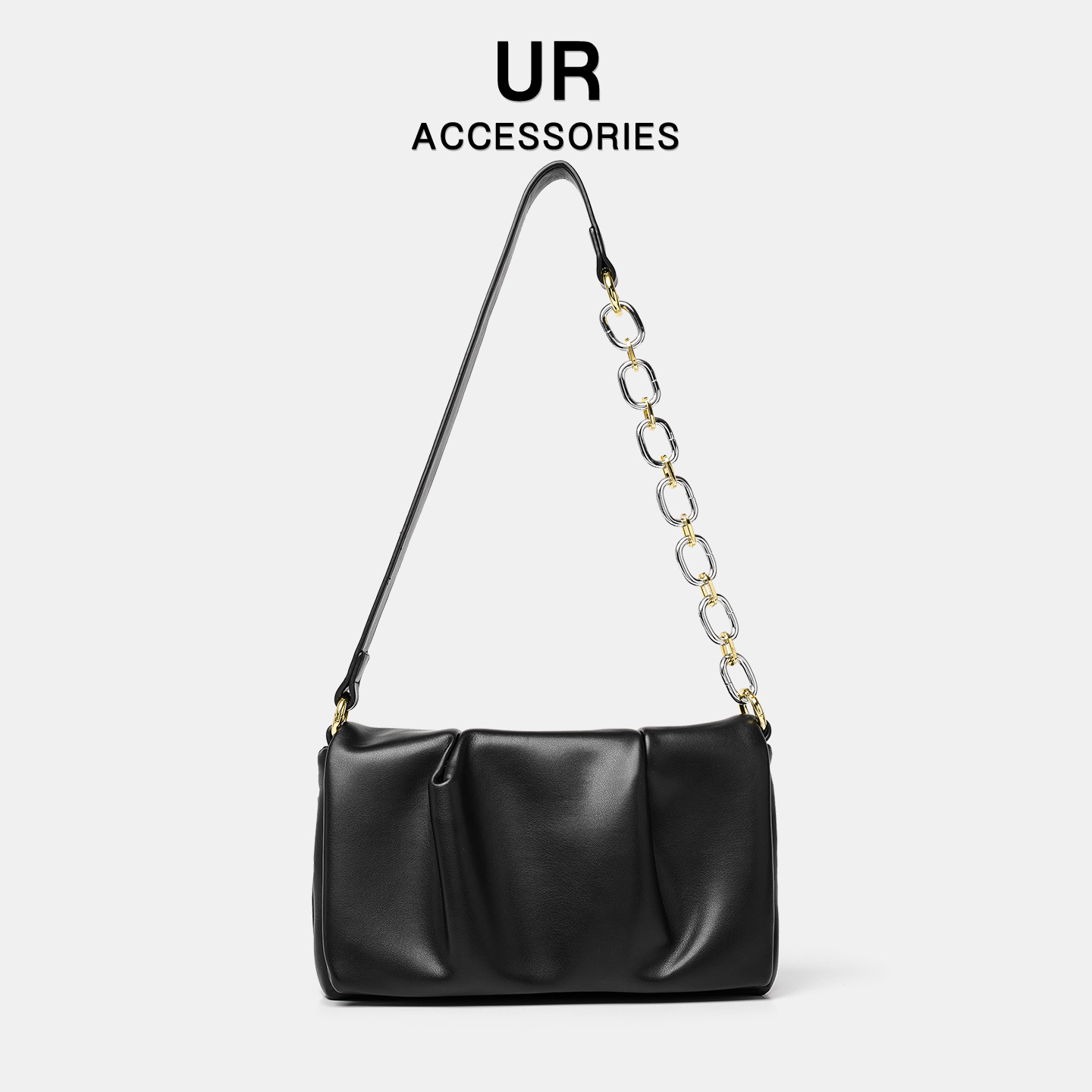 【旗舰店】褶皱百搭云朵包