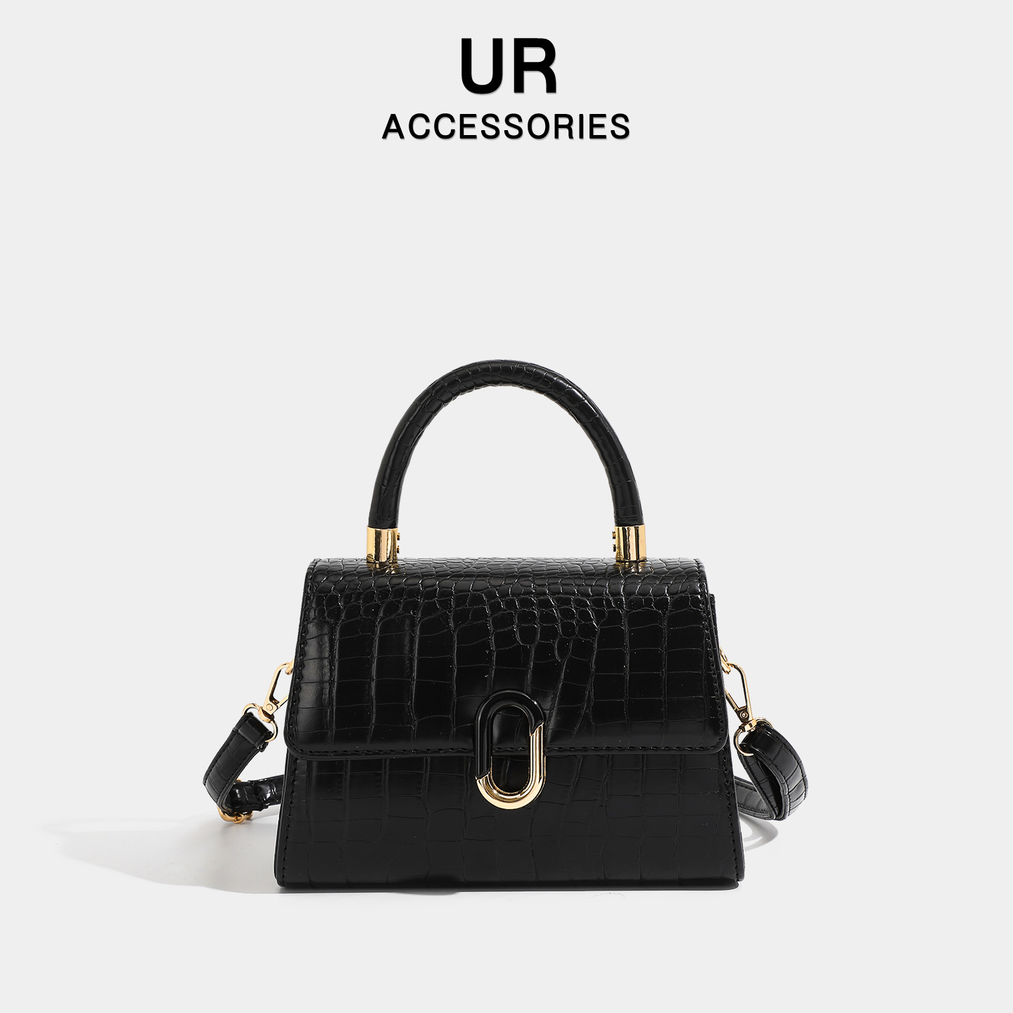 【旗舰店】鳄鱼纹通勤小挎包