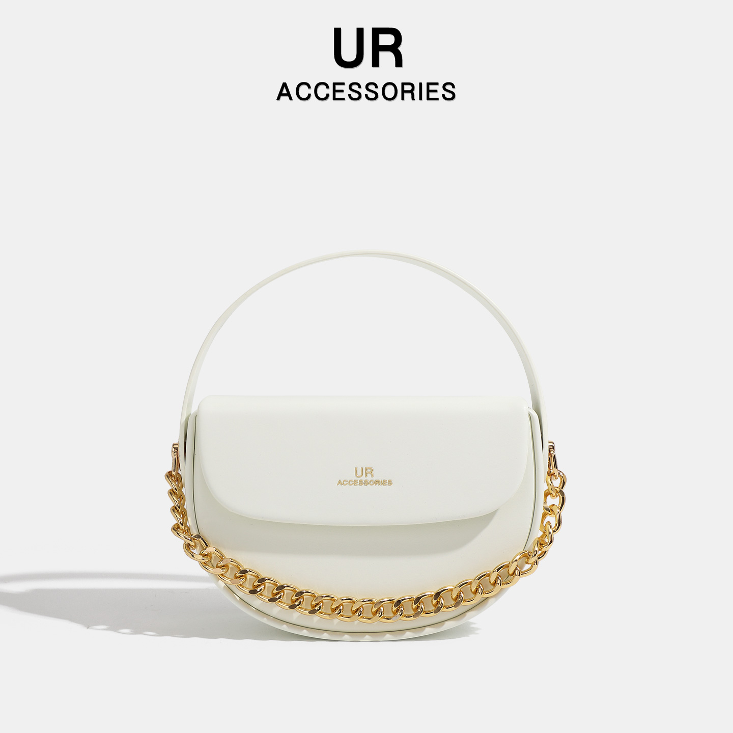 【旗舰店】简约百搭半圆马鞍包