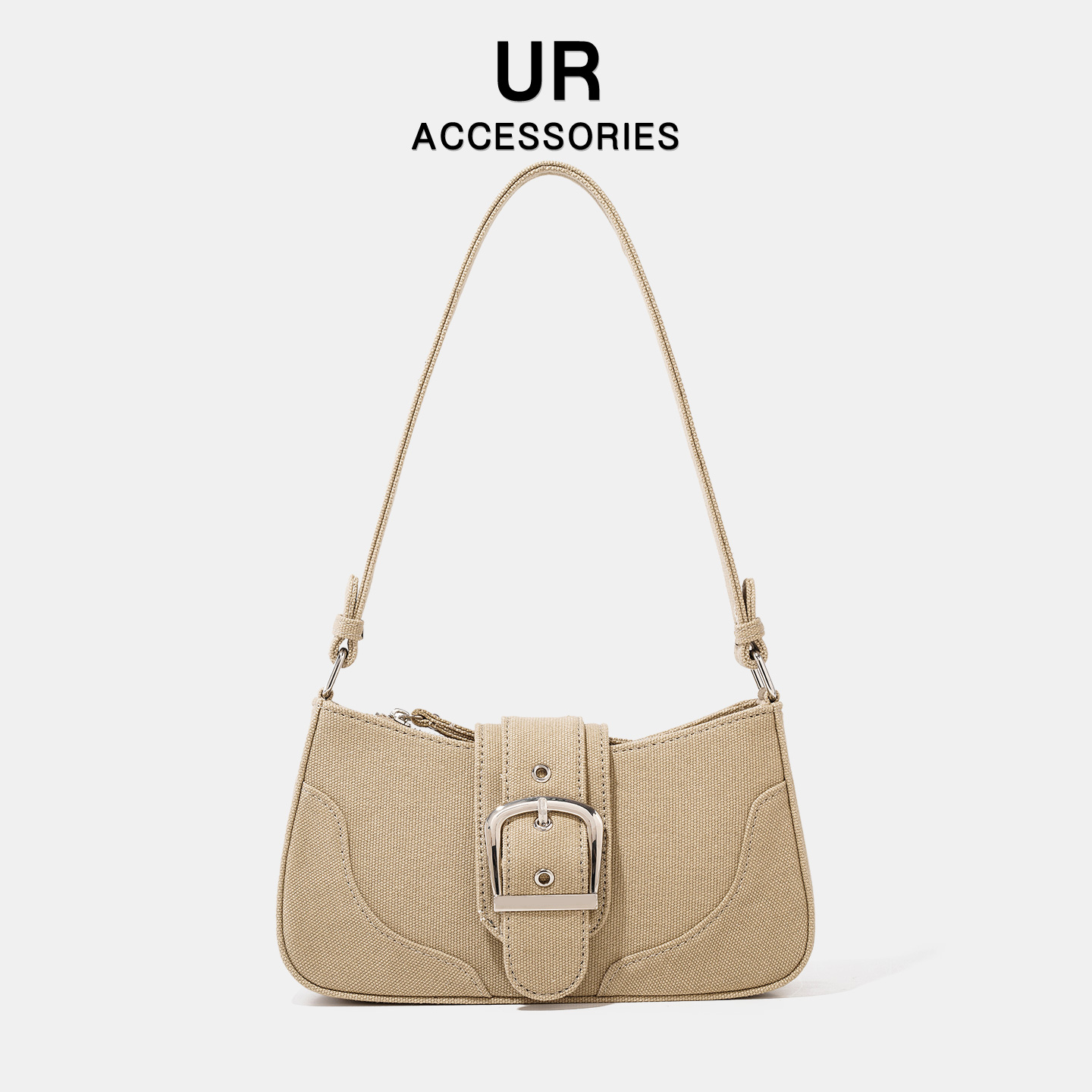 【旗舰店】休闲风单肩hobo包