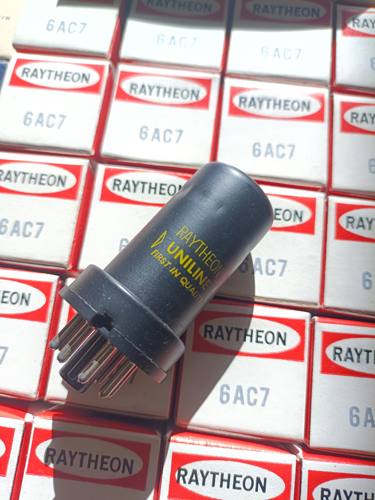 全新美国RAYTHEON 6AC7电子管代6AJ7 6J4P 6米4C VT112提供配对