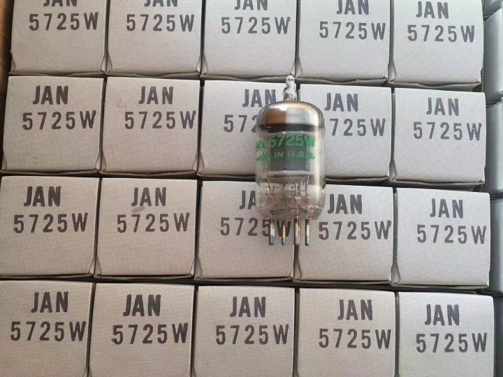 10W只全新美国GE 5725 5654电子管代6J1 6J2 6AK5 6AS6提供配对