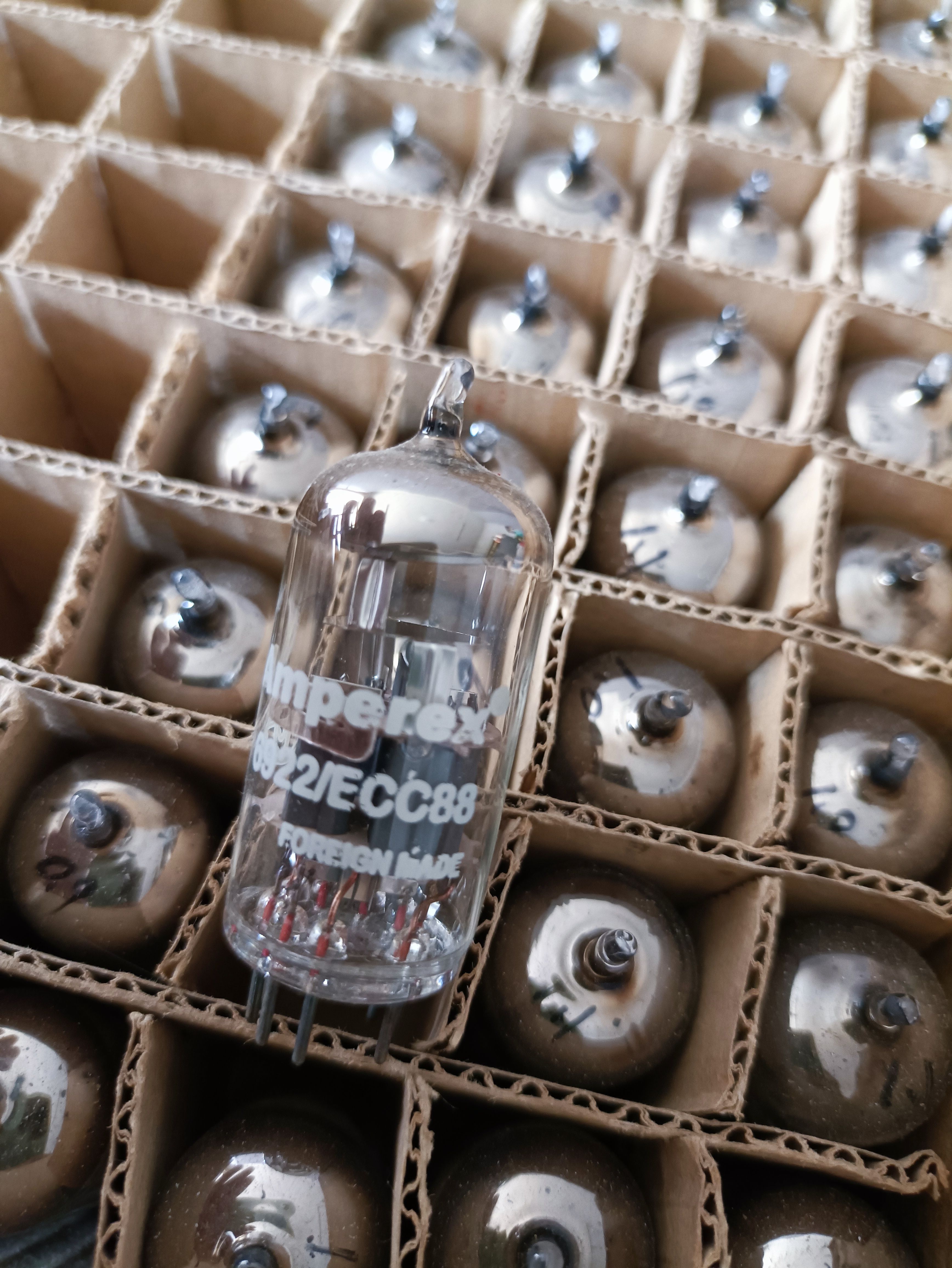 全新安普雷斯6922/ECC88电子管代6DJ8 6N11 E88CC CCA提供配对