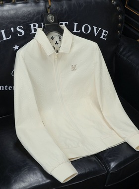 欧货AN&LV/岸绿春秋男新款翻领夹克衫男大码外套 289-长期有货