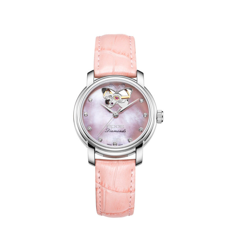 瑞士爱宝时EPOS 机械女表蝶恋Ladies女士系列 4314.133.20.83.13