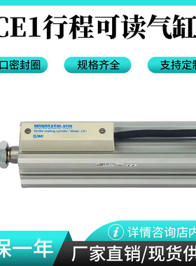 行程可读气缸CEP1B12/20 CE1B-32/40/50/63-50-100-200L 工程余货