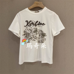 1790 X513T6068 香港艾米尔XMLEE2025春夏新款 T恤