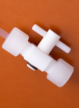 耐腐蚀聚四氟乙烯阀门PTFE球阀特氟龙卡套球阀4MM6MM1/4管8MM10MM