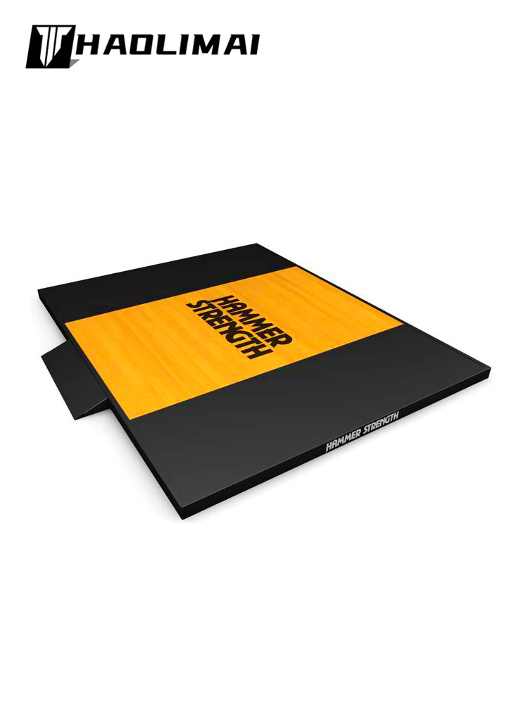 悍马举重台hammerstrength商用健身器材力健深蹲架实木缓冲硬拉台