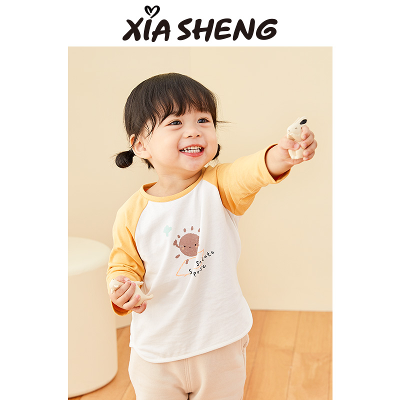 夏生原创卡通印花长袖T