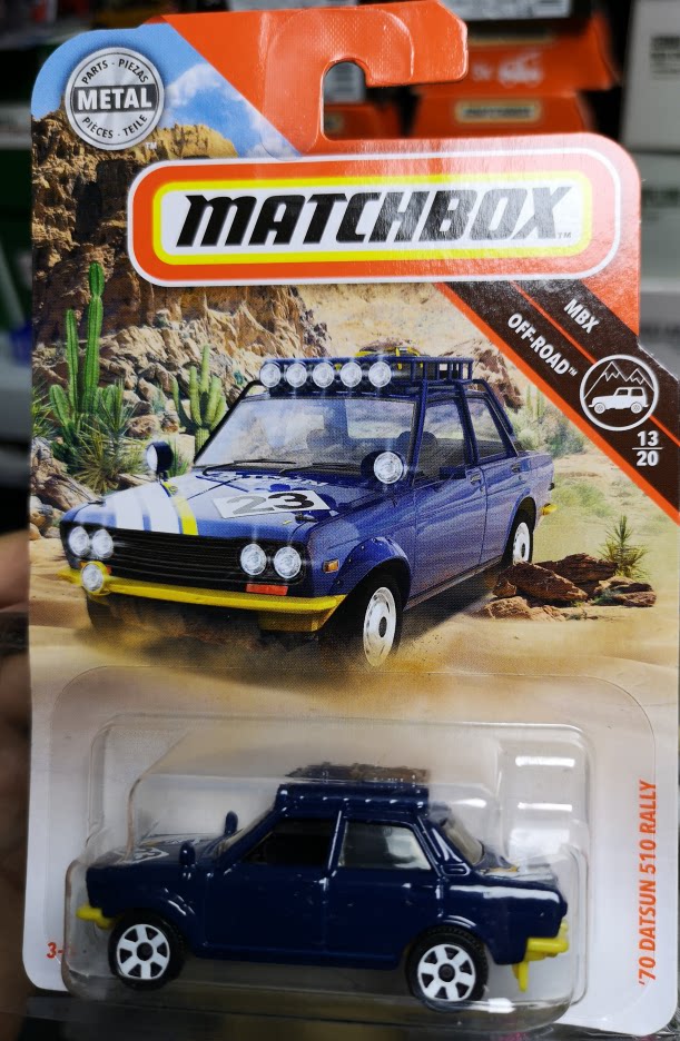 matchbox 火柴盒小车 70 datsun 510rally 达特桑 6n