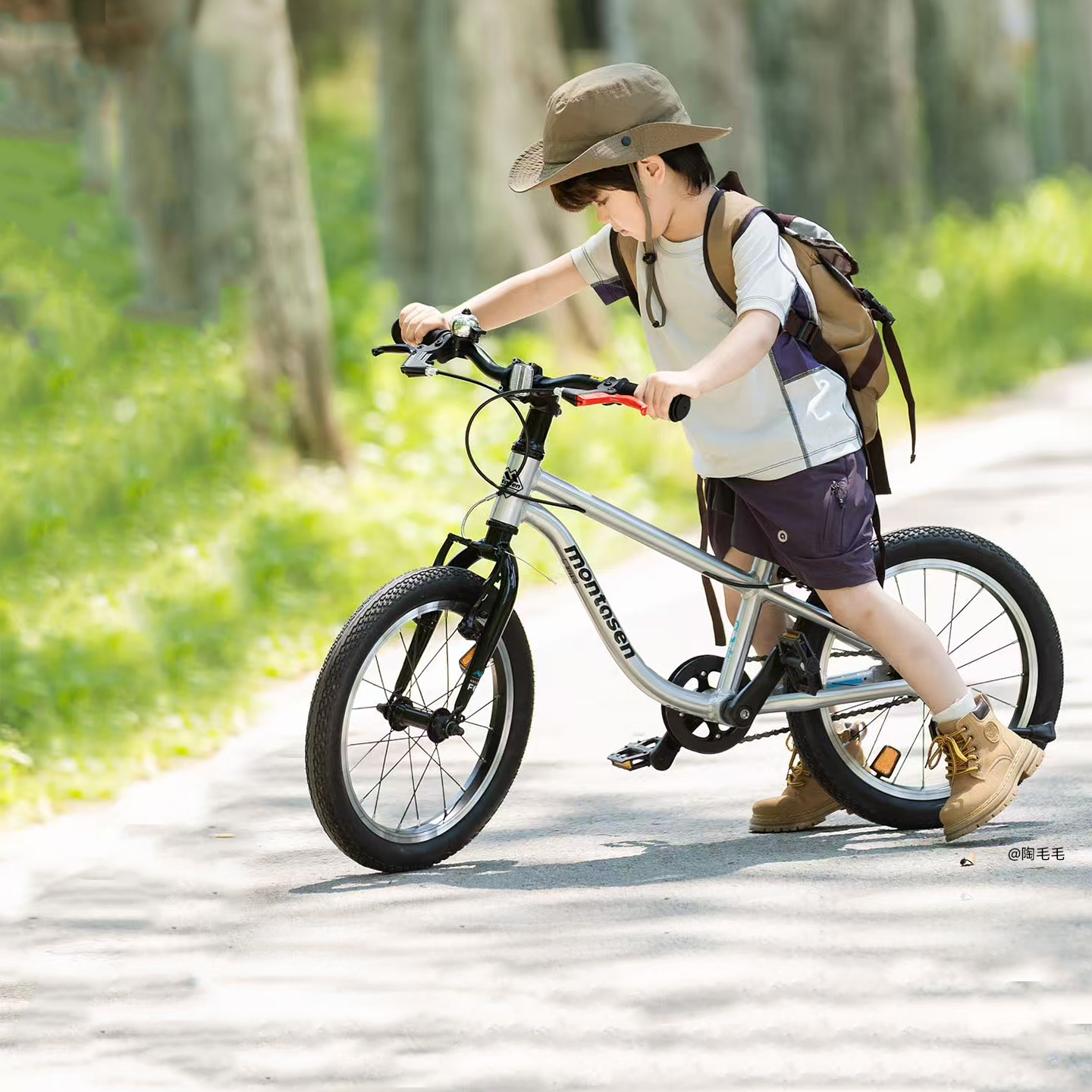 萌大圣新品F08铝合金儿童自行车单车男/女孩6-12岁超轻16/20/24寸
