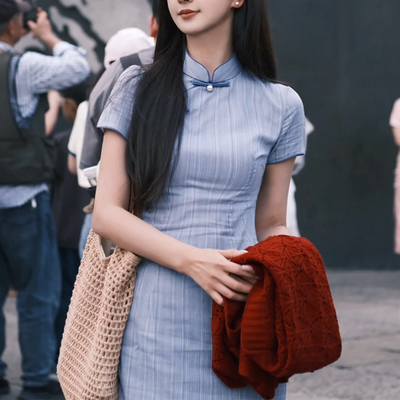 新中式改良旗袍连衣裙子夏