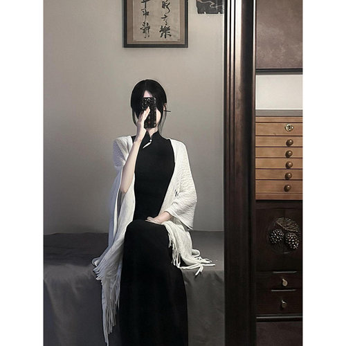 古风连衣裙披肩套装夏季