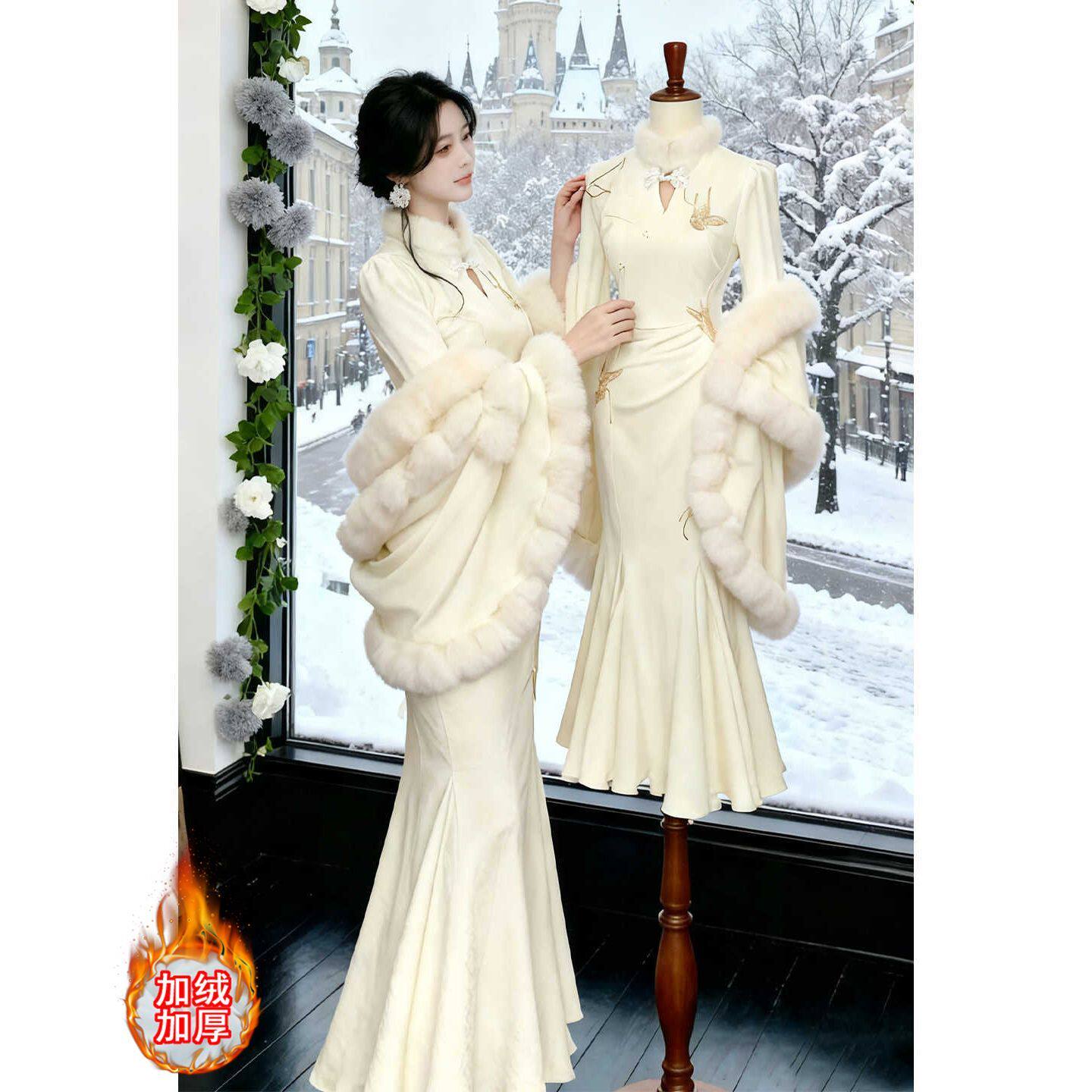 新中式国风复古改良旗袍连衣裙