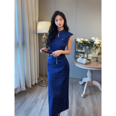 新中式复古国风改良旗袍连衣裙女
