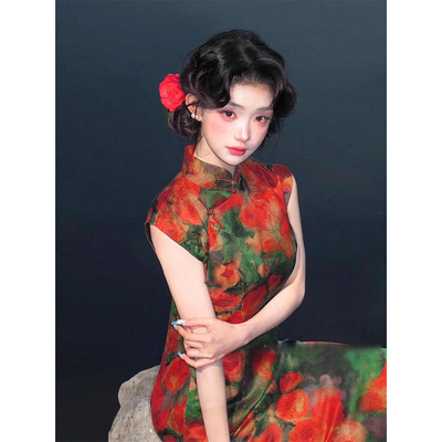 新中式连衣裙女2025新款高端精致