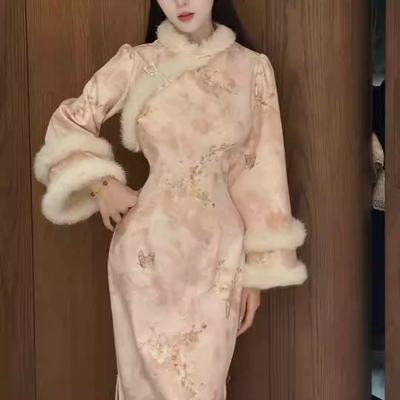 2025年大码高级中式国风改良旗袍