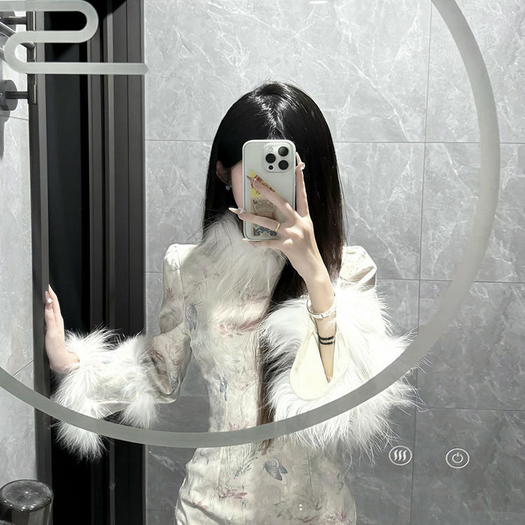 新中式旗袍2025年冬季新款长袖