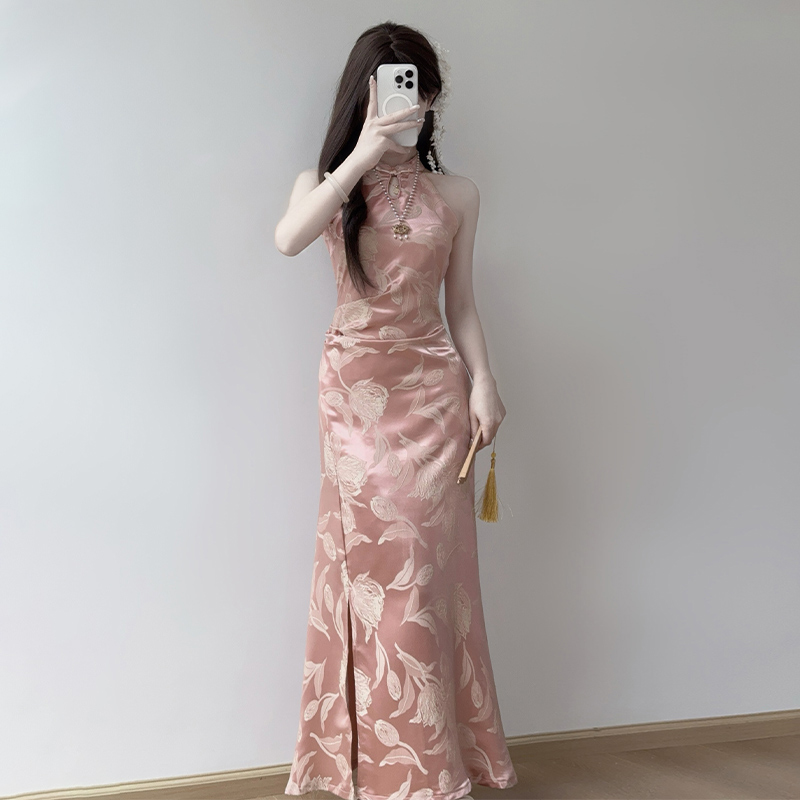 娇俏江南美人新中式夏季旗袍改良