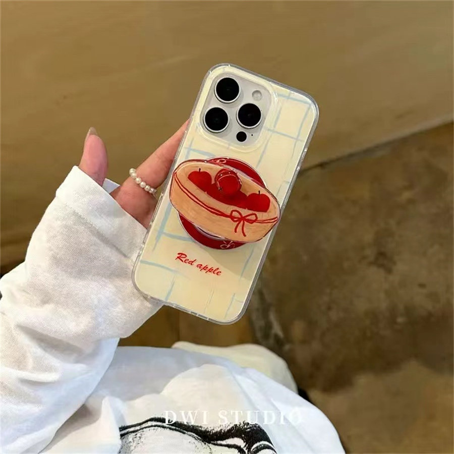 小众蓝格苹果磁吸支架适用vivo iQOO12手机壳neo9S软8/10pro全包U3x防摔/z9x turbo/11s新款3/Z6/5S/neo7Se女