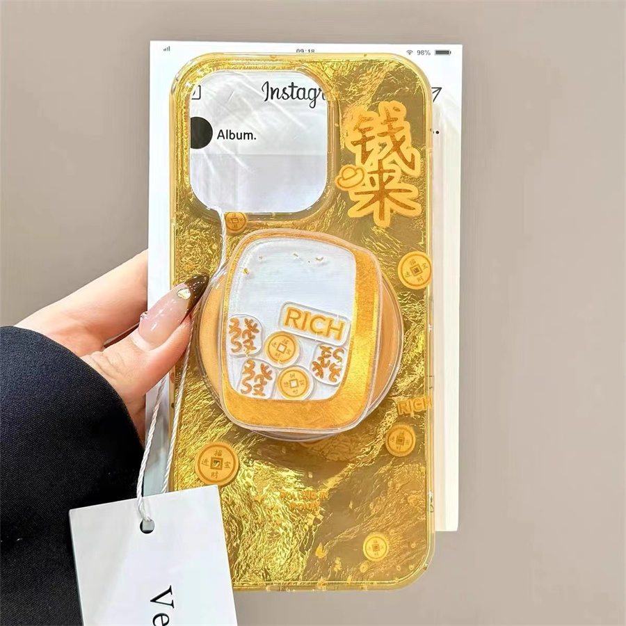 国风元宝钱来磁吸支架适用华为nova11手机壳9se/7/8软防摔Mate60全包p50e麦芒20/p70/10/6女p40pro+畅享60P30