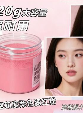 120g腮红粉大容量哑光低饱和化妆师影楼膨胀色舞台妆不脱妆胭脂粉