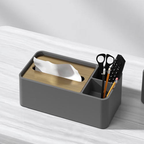 壹枱北欧轻奢纸巾盒客厅茶几遥控器收纳盒多功能家用桌面高档抽纸