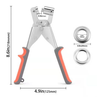 打扣机钳便携式 打扣器手动打孔喷绘布广告工具扣眼机手压钳压扣钳