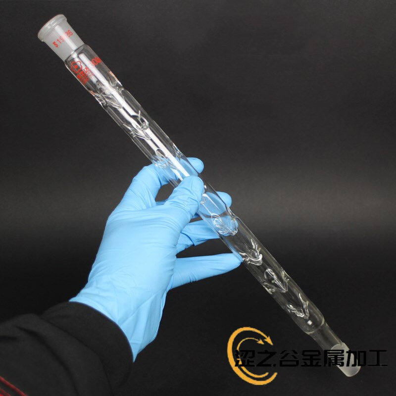 刺形蒸馏柱200mm19*2300mm24*2精馏柱分馏柱垂刺型实验室玻璃仪器