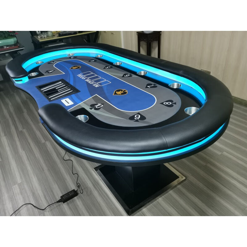 惠旗鹿德州扑克筹码桌棋牌室专用桌面布垫颜色尺寸可定制德州桌子