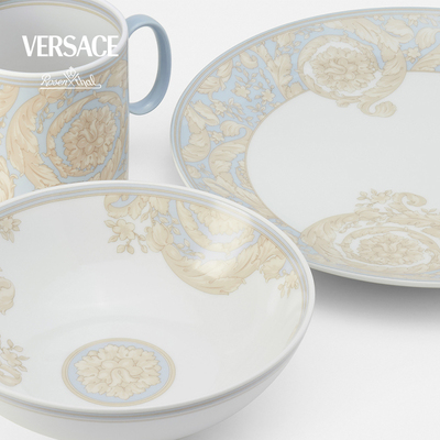【新品】Rosenthal Meets Versace 陶瓷餐具儿童餐具三件套礼盒装