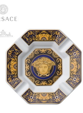 Rosenthal  Meets Versace范思哲 红色美杜莎陶瓷烟灰缸礼盒