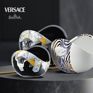 范思哲水果碗花瓶家具装 Rosenthal 饰摆件 meets Versace