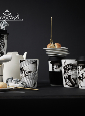 Rosenthal卢臣泰cilla marea陶瓷创意设计马克杯