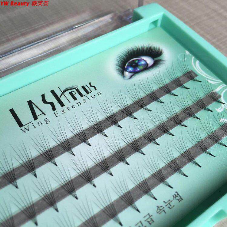 韩国嫁接睫朵毛 种植假睫毛单簇株三根超柔软貂毛 自然浓密款