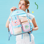 LOLA DESIGN嘟嘟奶茶书包初中女生ins原创高中25年秋冬新品 双肩包
