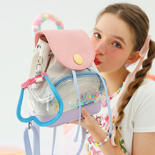 DESIGN彩球迷你纽扣包 LOLA 小众设计少女书包可爱双肩包女生背包