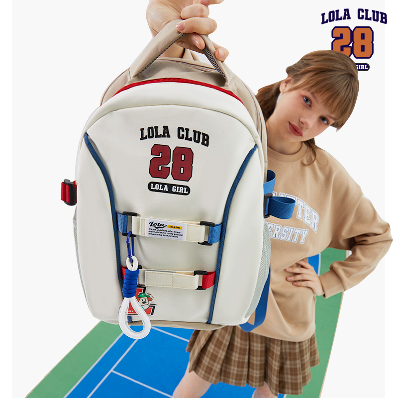 LOLADESIGN校园运动双肩包