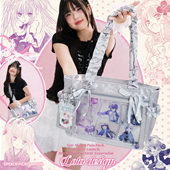 守护甜心正版 授权 LOLA DESIGN 丝带大容量单肩痛包追星托特包