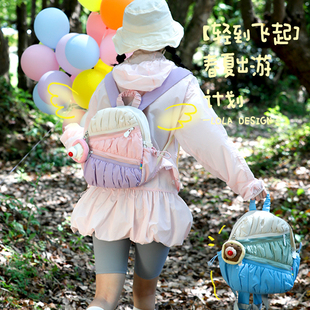 DESIGN登山小書包 LOLA 戶外雙肩包女旅游輕便女大學(xué)生旅行背包包