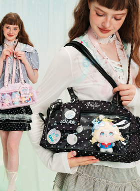 新年礼物LOLA DESIGN天使痛包追星包 二次元单肩腋下托特包小娃包
