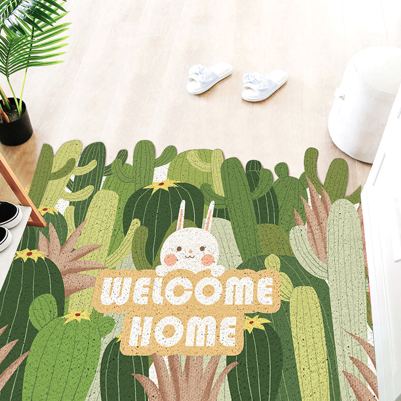 入户门地垫除尘房门口家用防滑垫可裁剪pvc玄关踩脚垫耐磨耐脏易