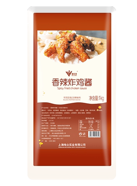 韩式香辣酱2斤袋装连锁加盟炸鸡裹酱蘸酱商用多种口味烤肉拌饭酱