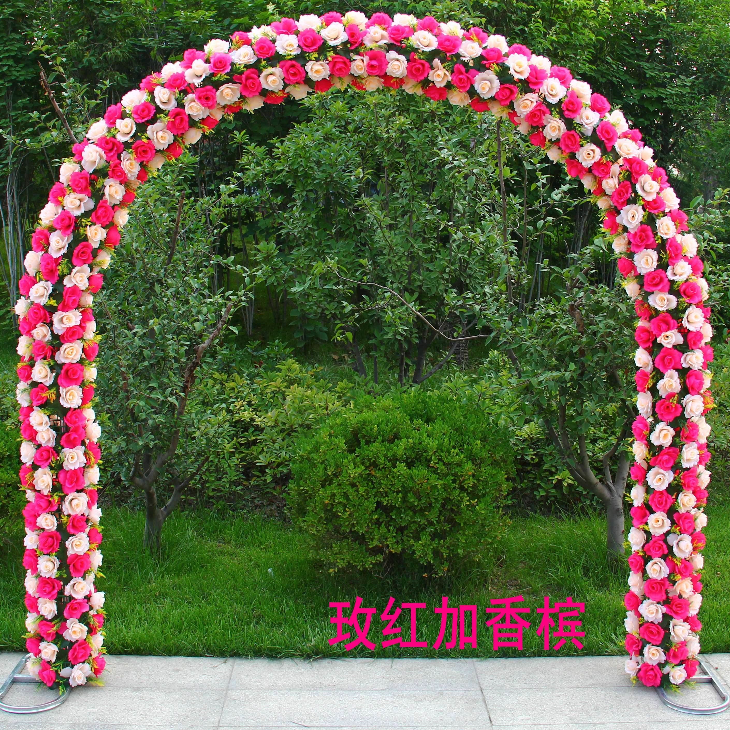 婚礼花拱门,婚庆花门拱门,婚礼花门_大山谷图库