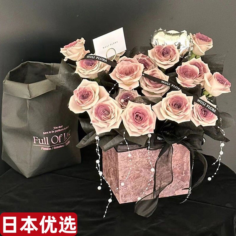 日本玫瑰香皂花束礼物送女友老婆适合女生生日礼品浪漫纪念日礼物