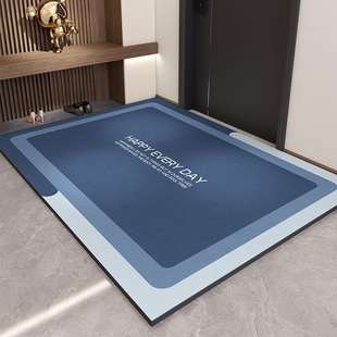 软硅藻泥入户门地垫防滑耐脏吸水门口地垫进门脚垫家用地毯可裁剪