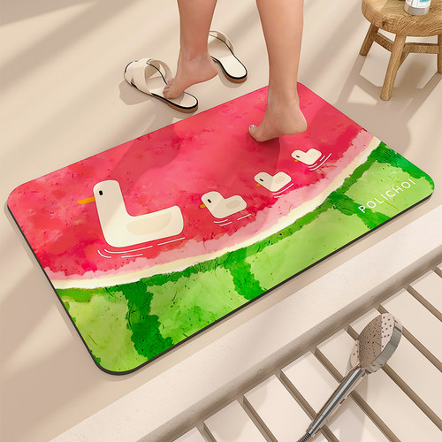 宝丽彩硅藻泥防滑速干吸水地垫