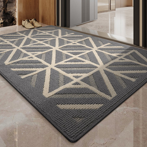 轻奢丙纶入户玄关门垫进门家用入户门裁剪高级防滑耐脏大门口地垫