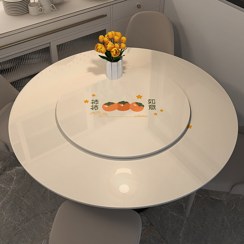 网红爆款圆桌桌布免洗防油防水圆形餐桌垫家用软玻璃pvc桌面台布,居家布艺,桌布,淘宝优惠券,粉丝福利购,淘宝优惠卷